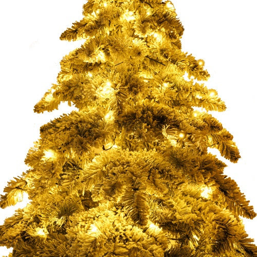 7.5 Feet Artificial Christmas Tree With 400 LED Lights