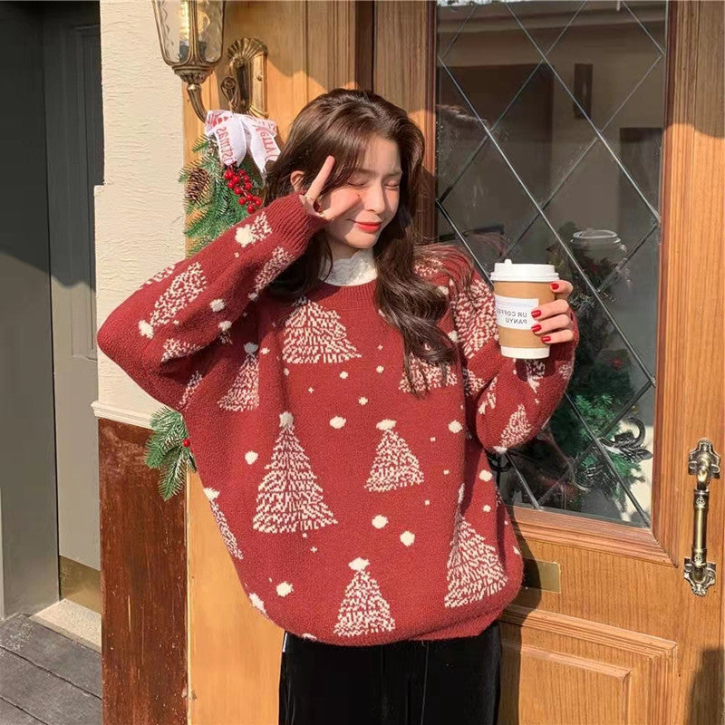 Women's Jacquard Christmas Sweater