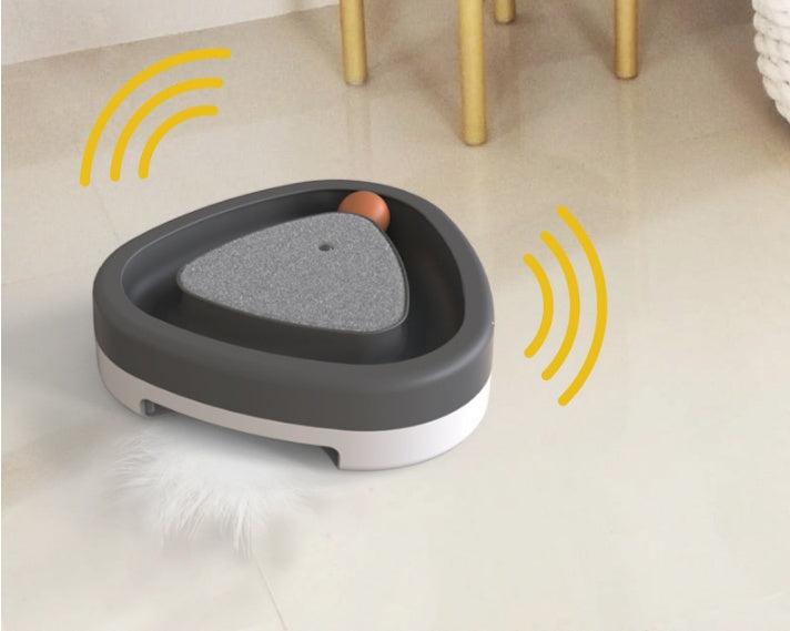 Triangle Turntable Electric Toy Cat Scratcher