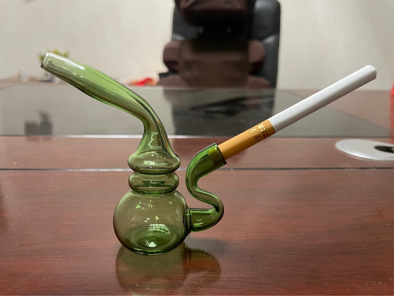 Mini Filter Tar Glass Tobacco Pipe