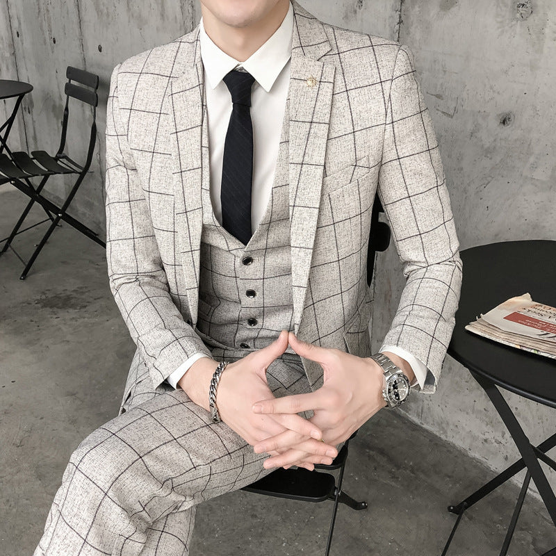 Slim Fit Three-piece Suit