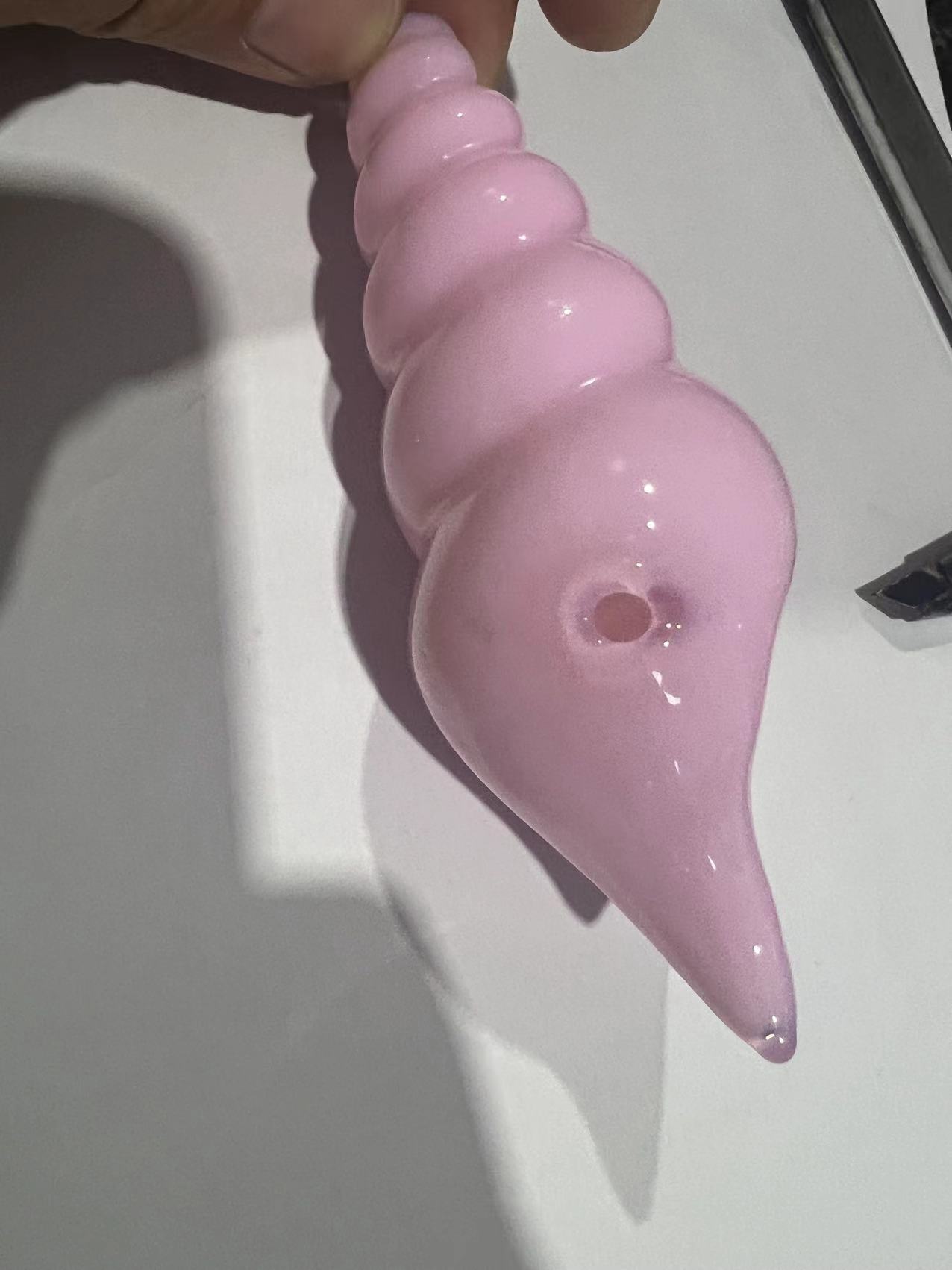 Shell Conch-shaped Glass Art Pipe