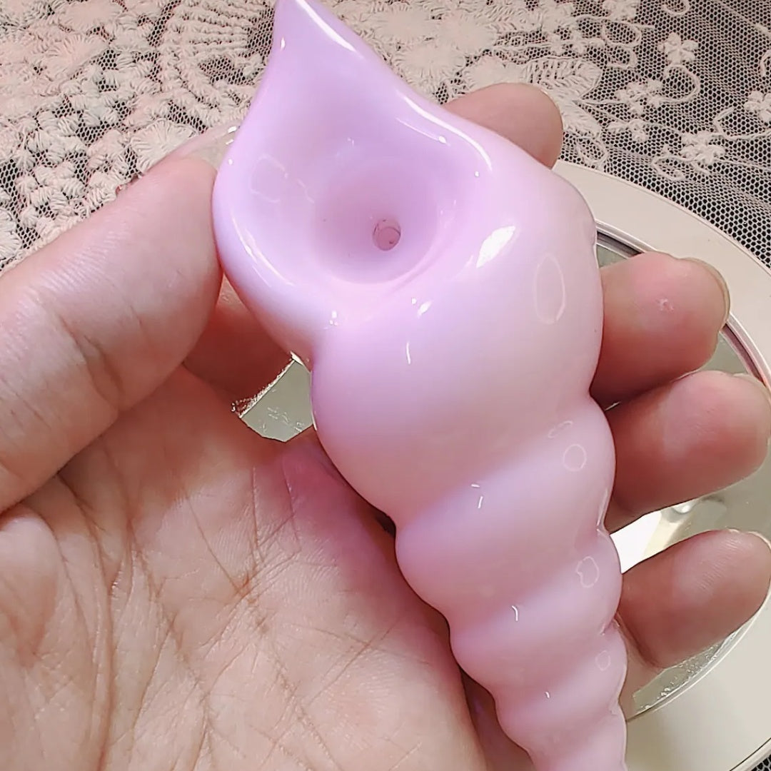 Shell Conch-shaped Glass Art Pipe