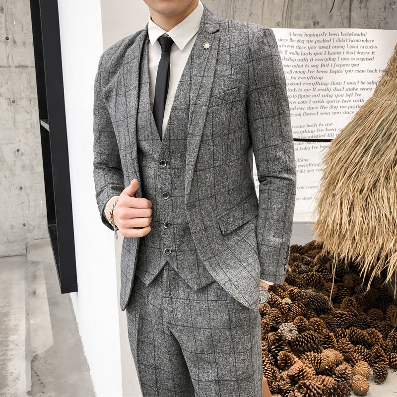 Slim Fit Three-piece Suit