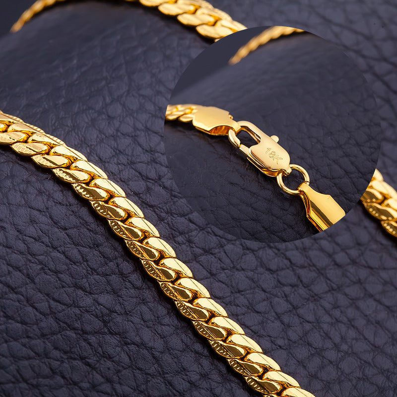 5MM Full Side 18K (plated) Necklace