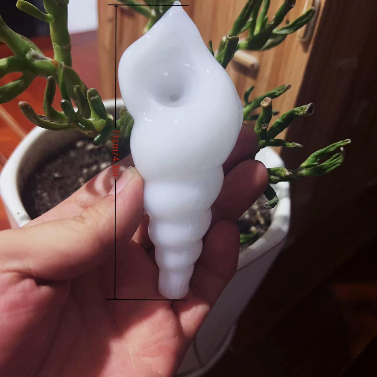 Shell Conch-shaped Glass Art Pipe