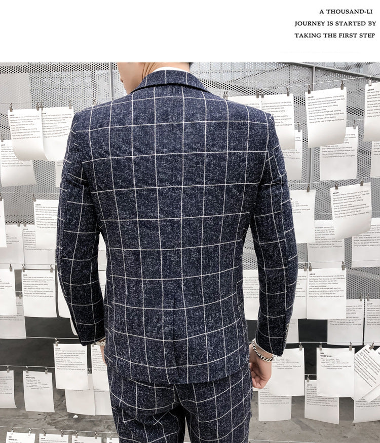Slim Fit Three-piece Suit