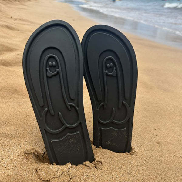 Men's Thick-soled Flip-flops Non-slip Beach Shoes