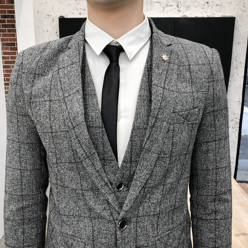 Slim Fit Three-piece Suit