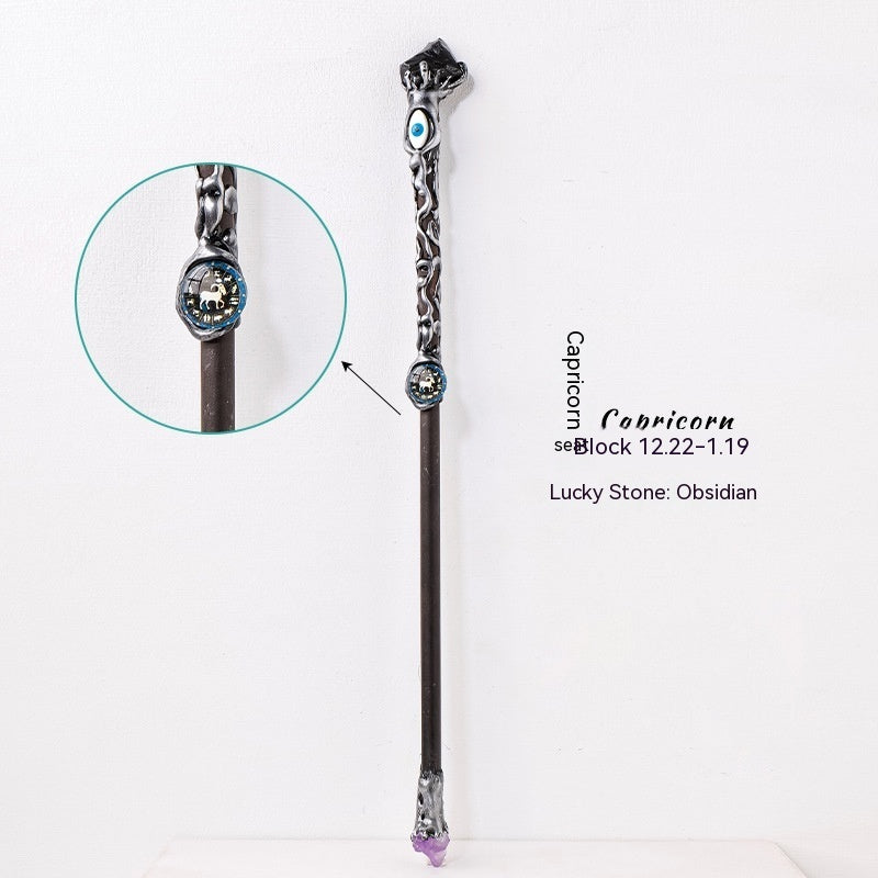 Amethyst/Wood Wand