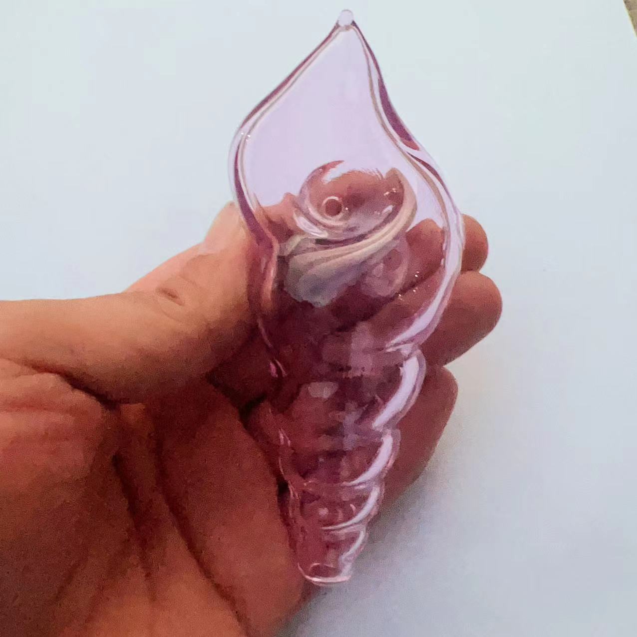 Shell Conch-shaped Glass Art Pipe