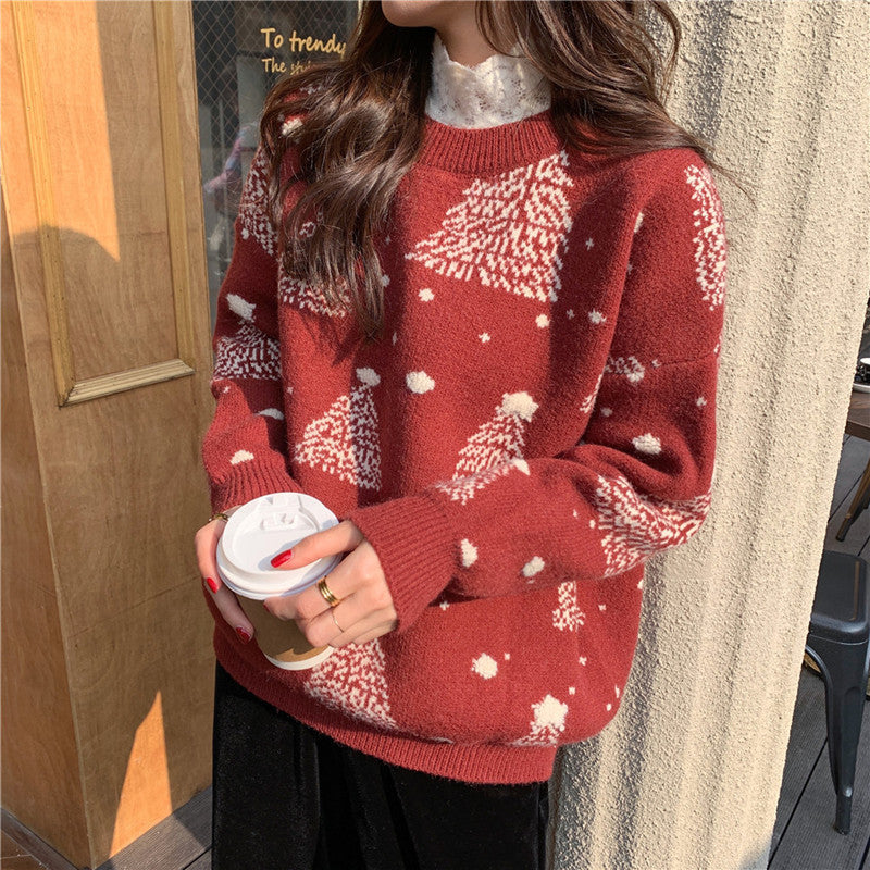 Women's Jacquard Christmas Sweater