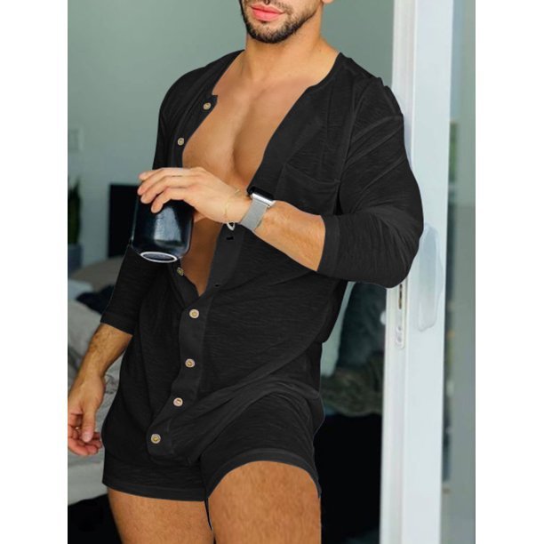Pure Color Tight Jumpsuit Homewear