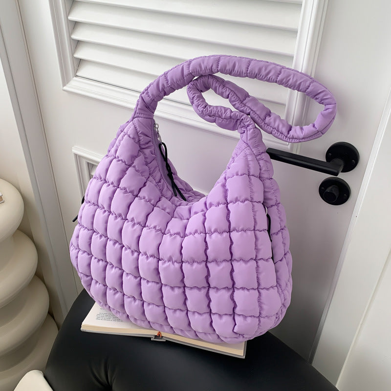 Pleated Cloud Bag Single Shoulder Crossbody
