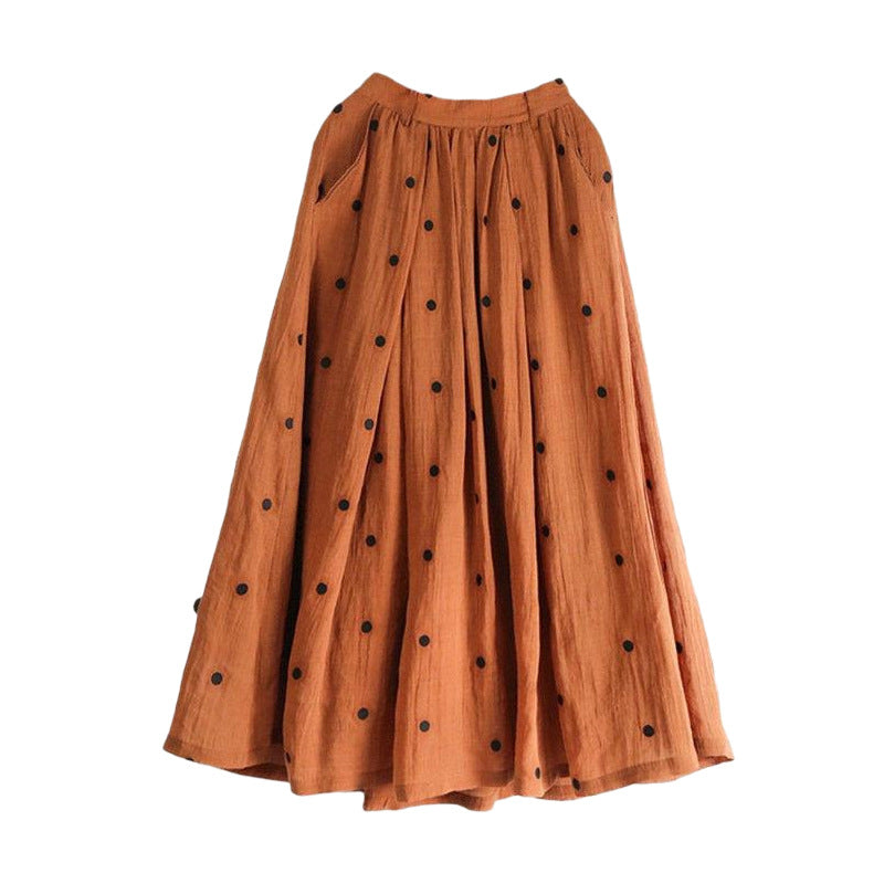 High Waist A- Line Skirt