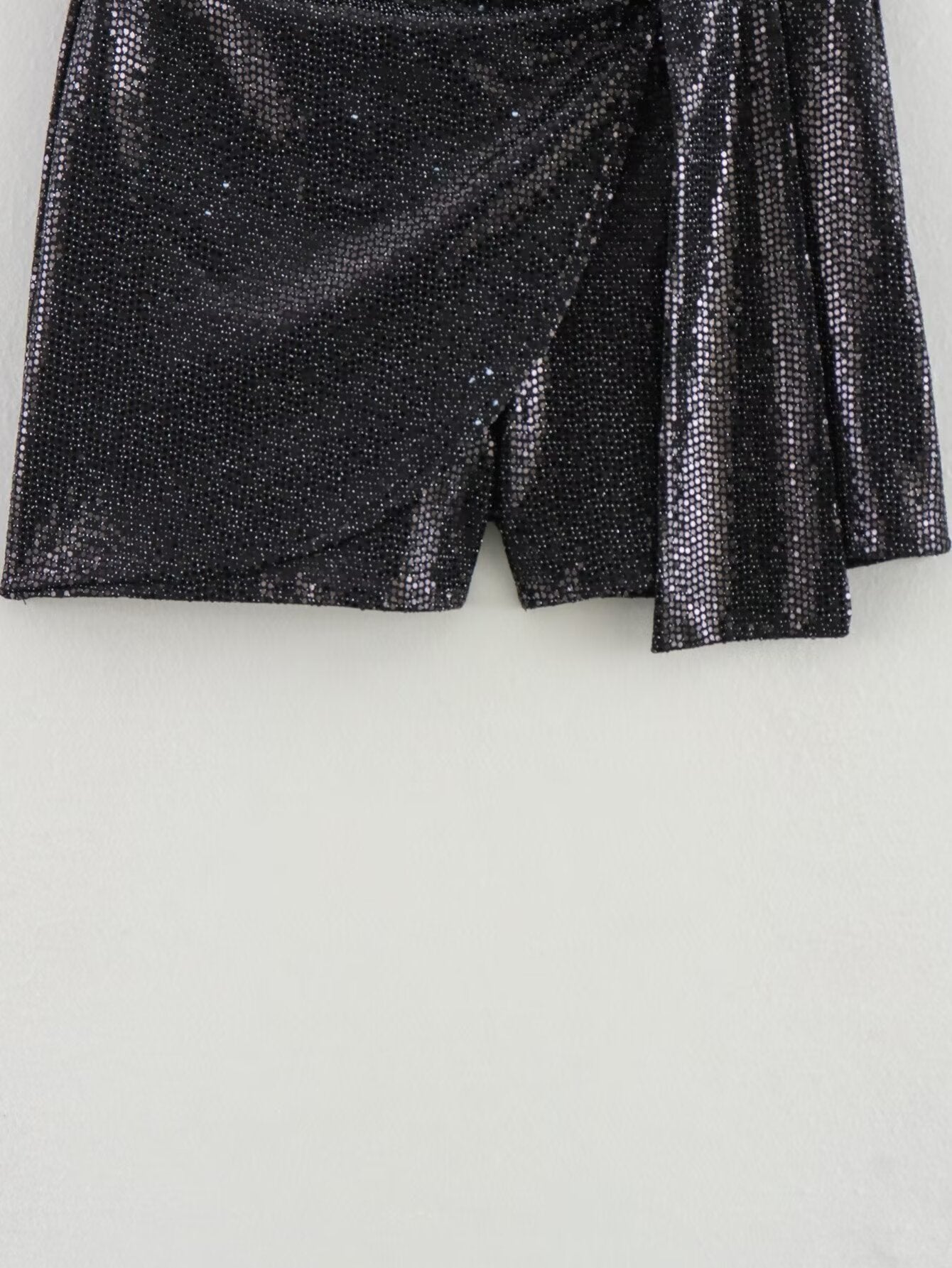Two-color Bright Double Breasted Culottes