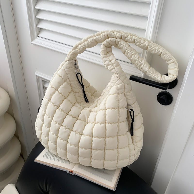 Pleated Cloud Bag Single Shoulder Crossbody