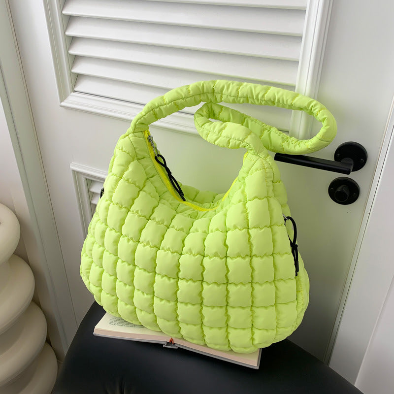 Pleated Cloud Bag Single Shoulder Crossbody