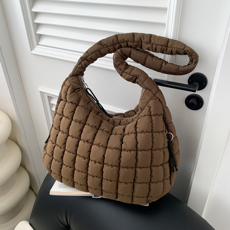 Pleated Cloud Bag Single Shoulder Crossbody