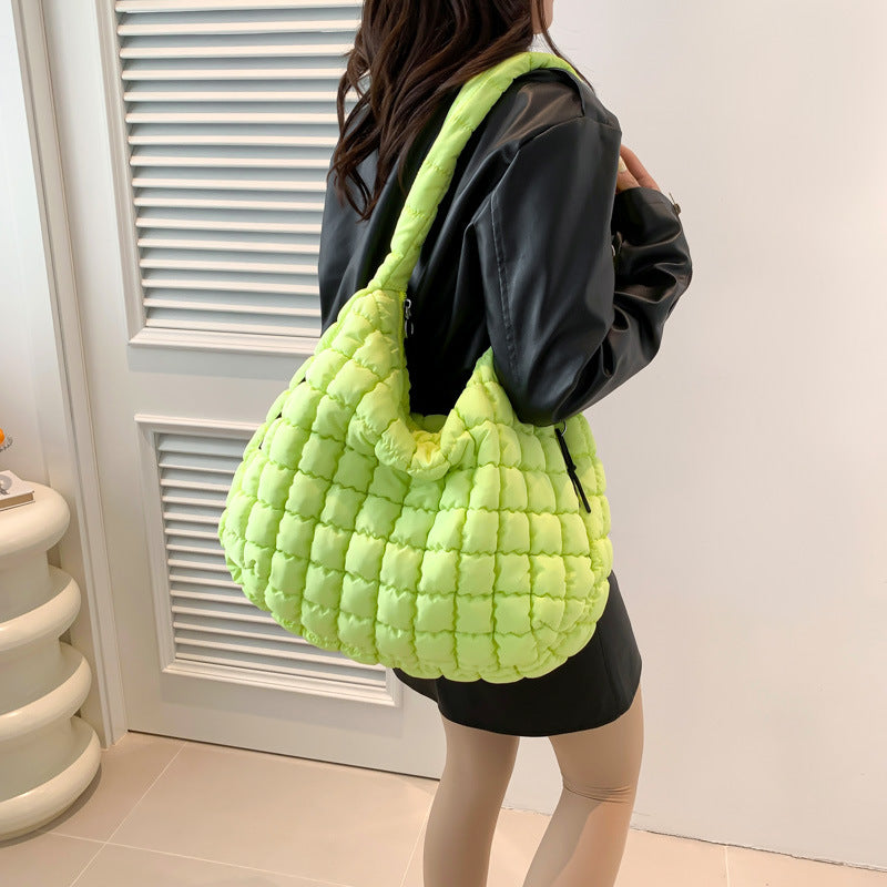 Pleated Cloud Bag Single Shoulder Crossbody