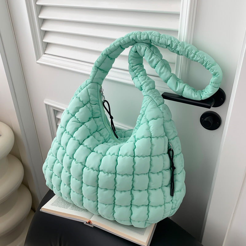 Pleated Cloud Bag Single Shoulder Crossbody