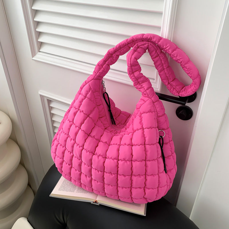 Pleated Cloud Bag Single Shoulder Crossbody