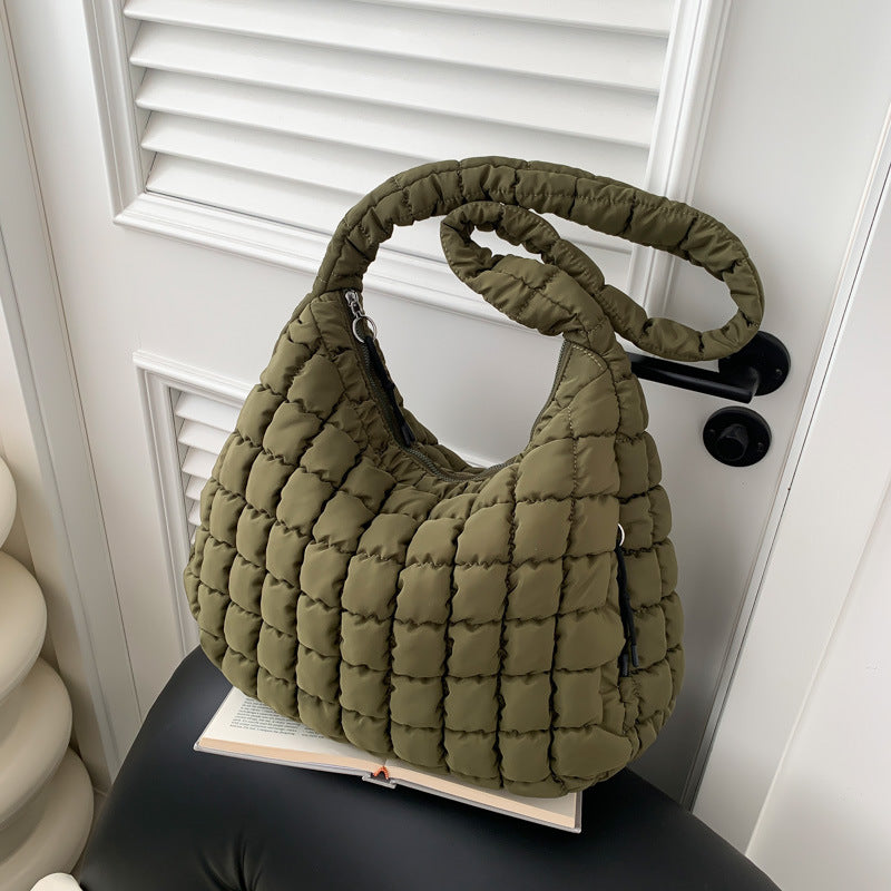 Pleated Cloud Bag Single Shoulder Crossbody