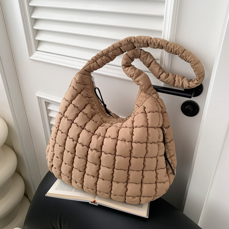 Pleated Cloud Bag Single Shoulder Crossbody