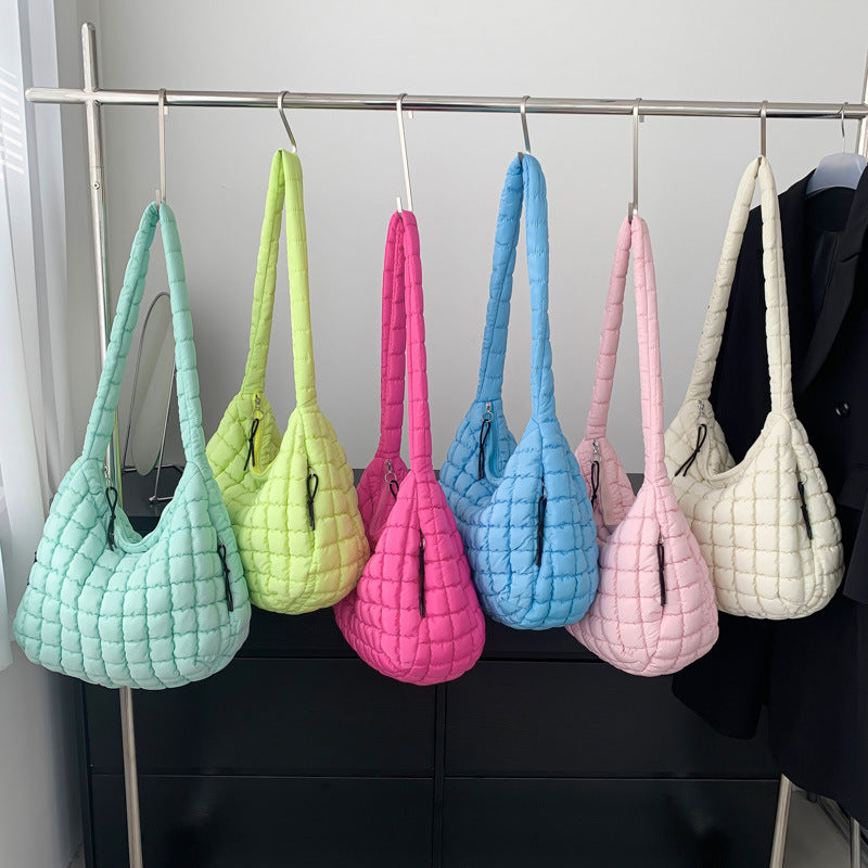 Pleated Cloud Bag Single Shoulder Crossbody