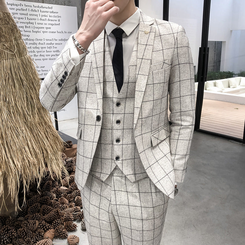 Slim Fit Three-piece Suit