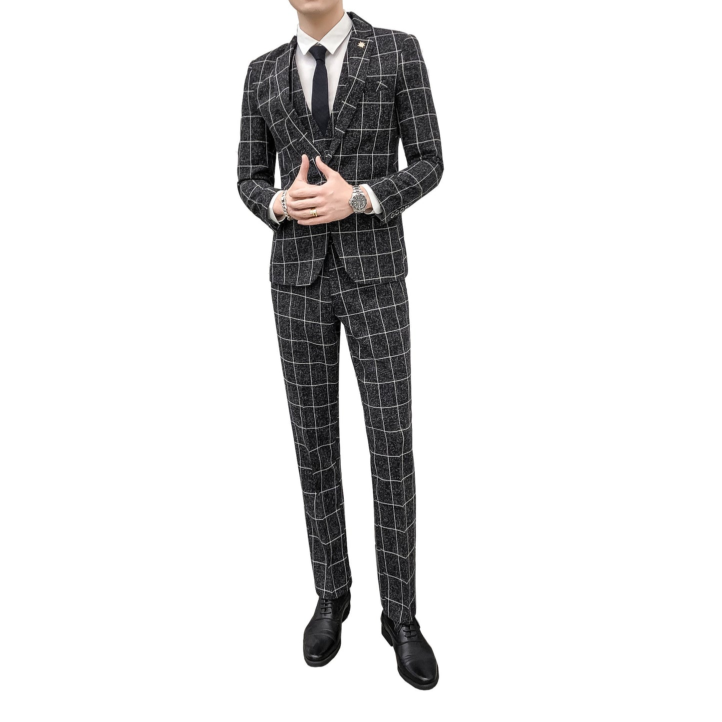 Slim Fit Three-piece Suit