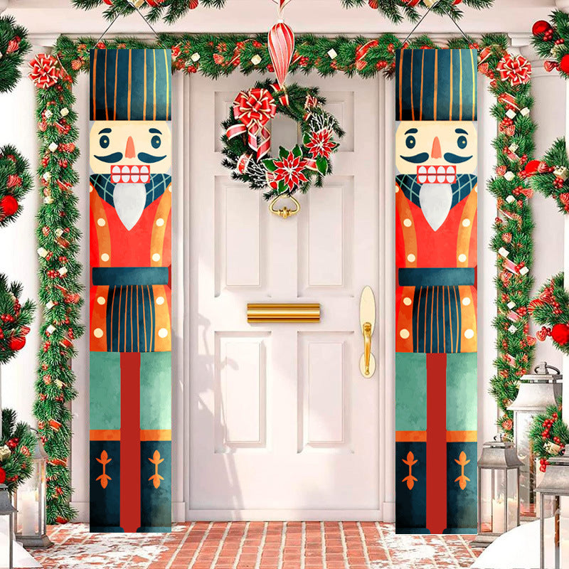 Christmas Door Flag Set