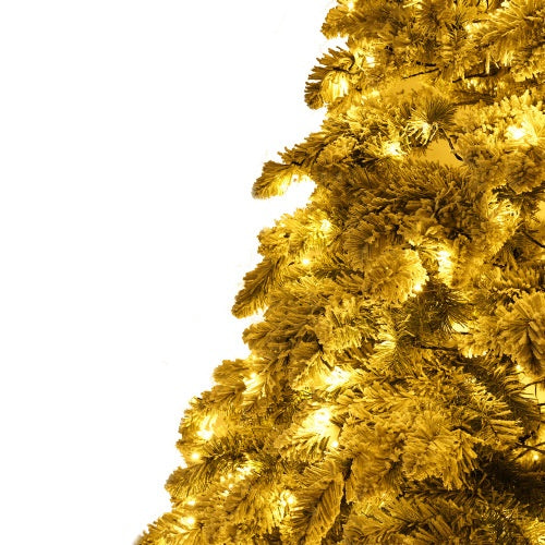 7.5 Feet Artificial Christmas Tree With 400 LED Lights