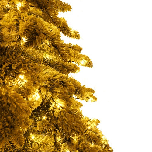 7.5 Feet Artificial Christmas Tree With 400 LED Lights