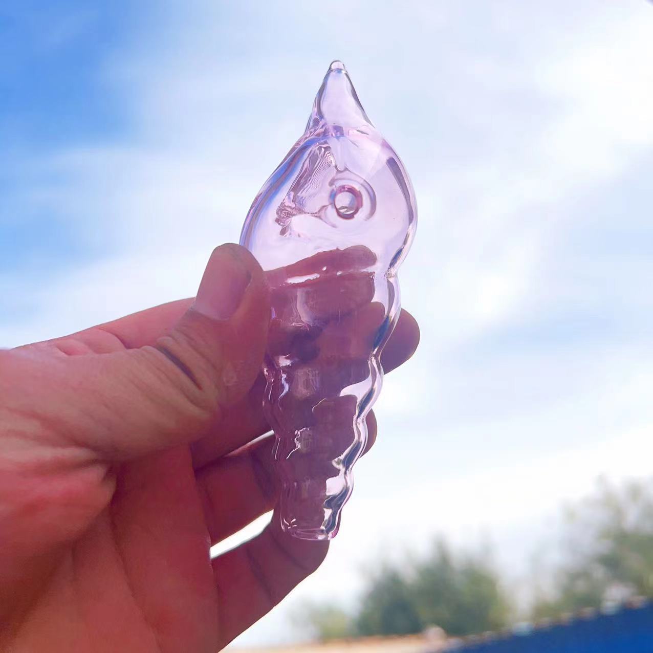 Shell Conch-shaped Glass Art Pipe