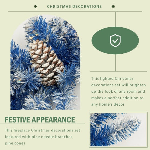 Pre-lit Artificial Tree 4-piece Set