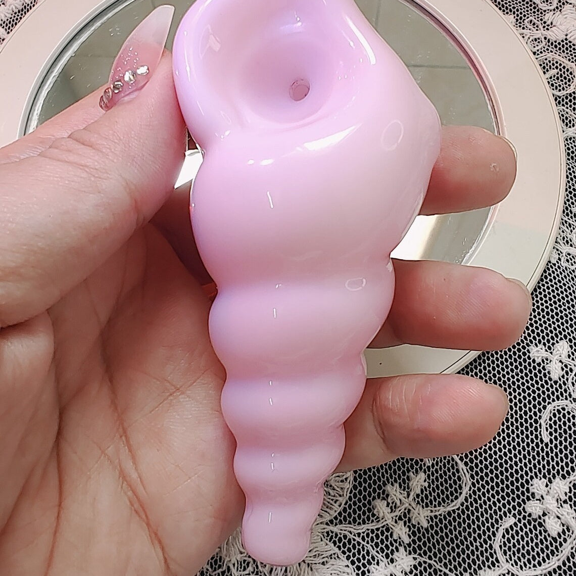 Shell Conch-shaped Glass Art Pipe