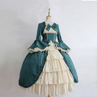 Vintage gothic court dress