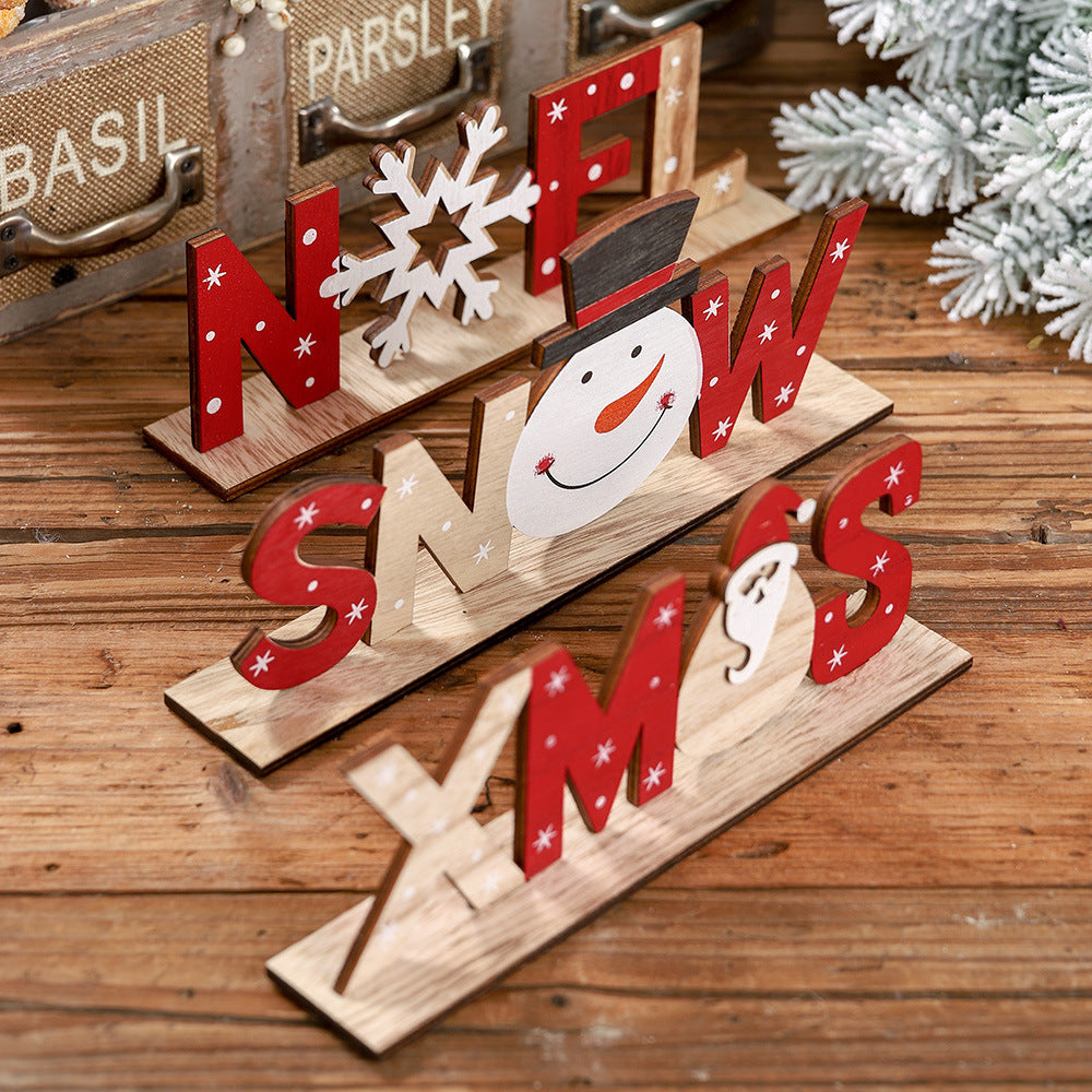 Christmas wooden decoration