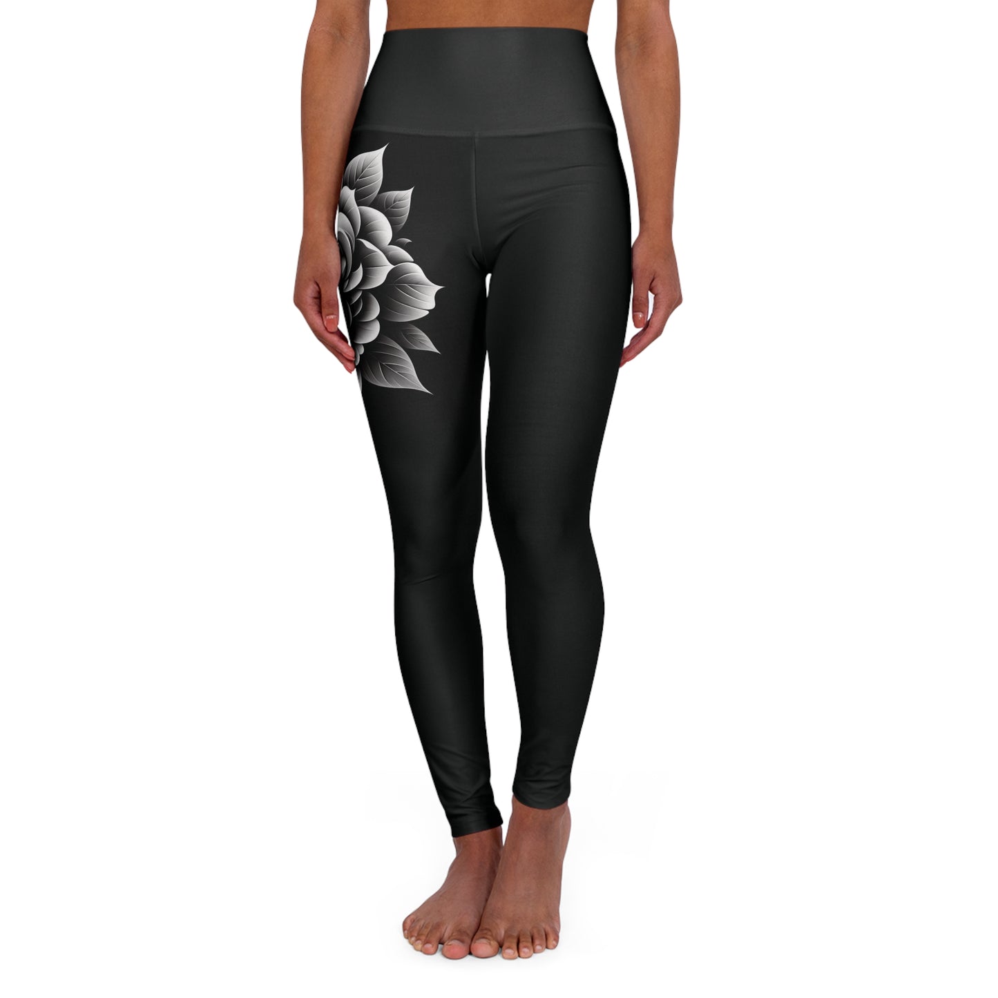 High Waisted Yoga Leggings (AOP)