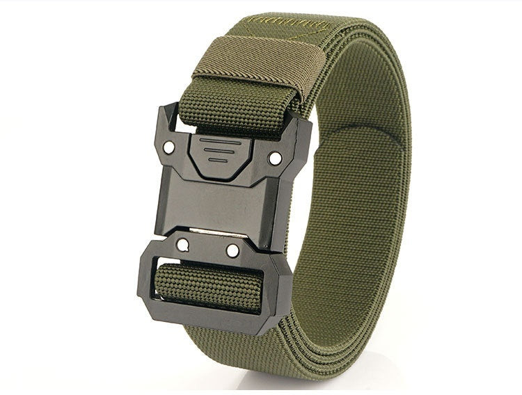 Quick Release Tactical Braided Elastic Belt