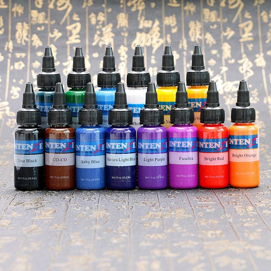 14 Color Set 30ml Bottle Tattoo Color