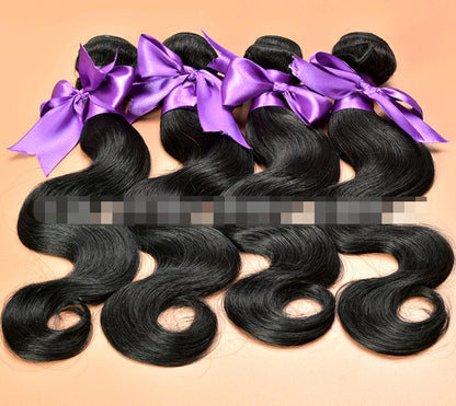 Real human hair styling extension