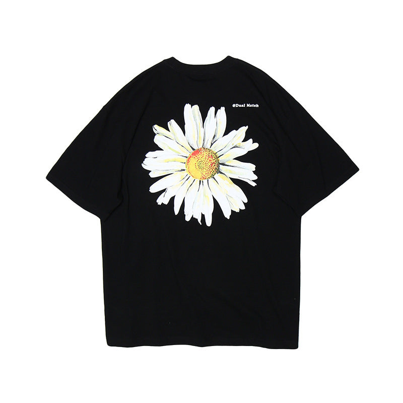 Small daisy flower print short sleeve