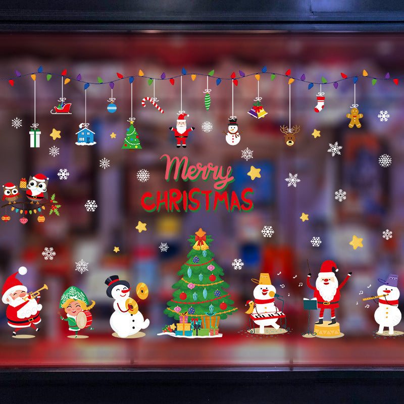 Christmas glass stickers/Decoration