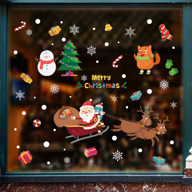 Christmas glass stickers/Decoration