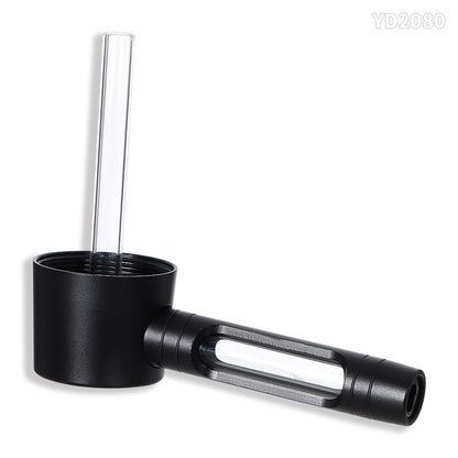 Portable Aluminum Alloy Glass Pipe