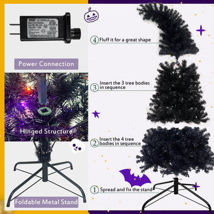 6 Foot Spooky Alt-Christmas tree