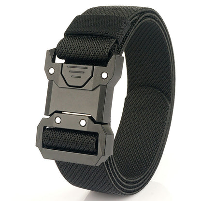 Quick Release Tactical Braided Elastic Belt