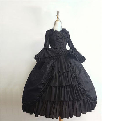 Vintage gothic court dress